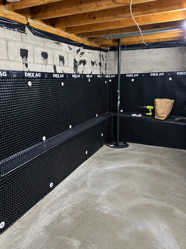 interior water proofing sump pump